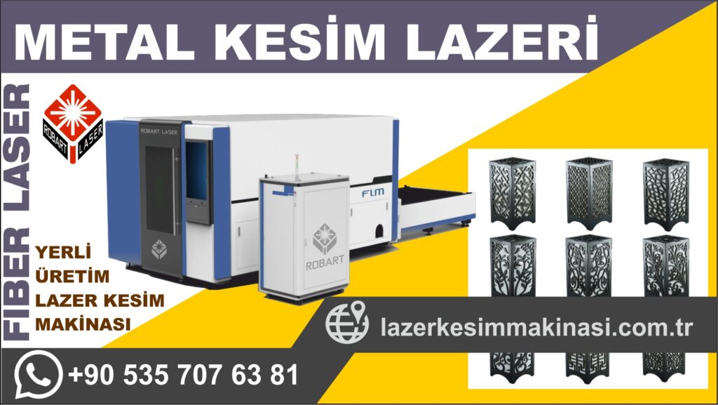 fiber Lazer Kesim Makinesi , Metal Lezer Kesim robart fiber art