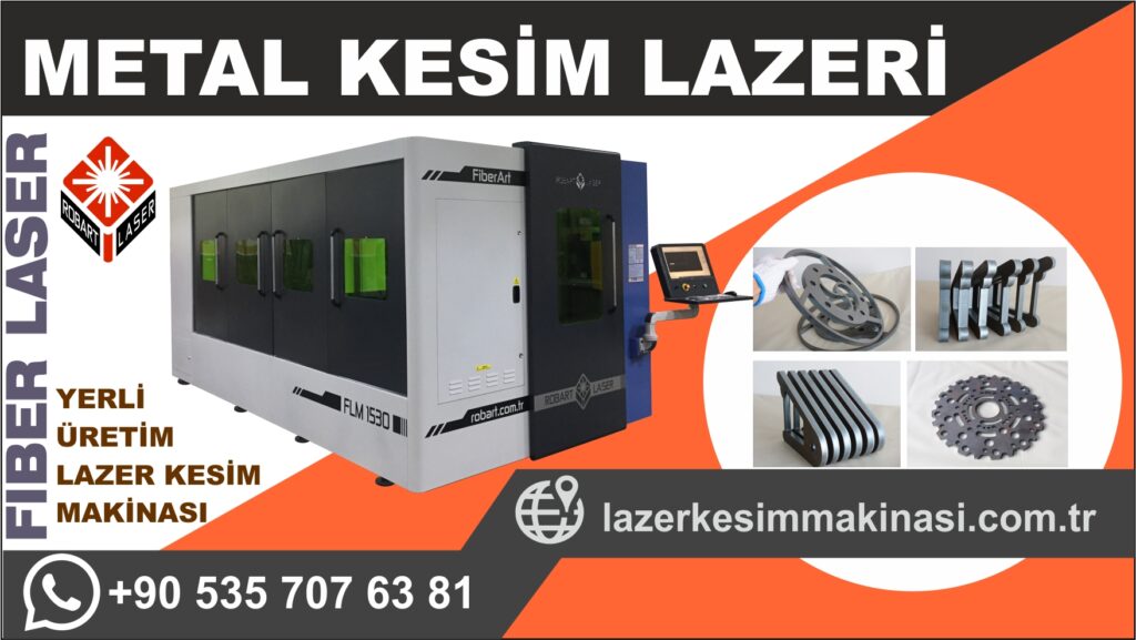 fiber Lazer Kesim Makinesi , Metal Lezer Kesim robart fiber art