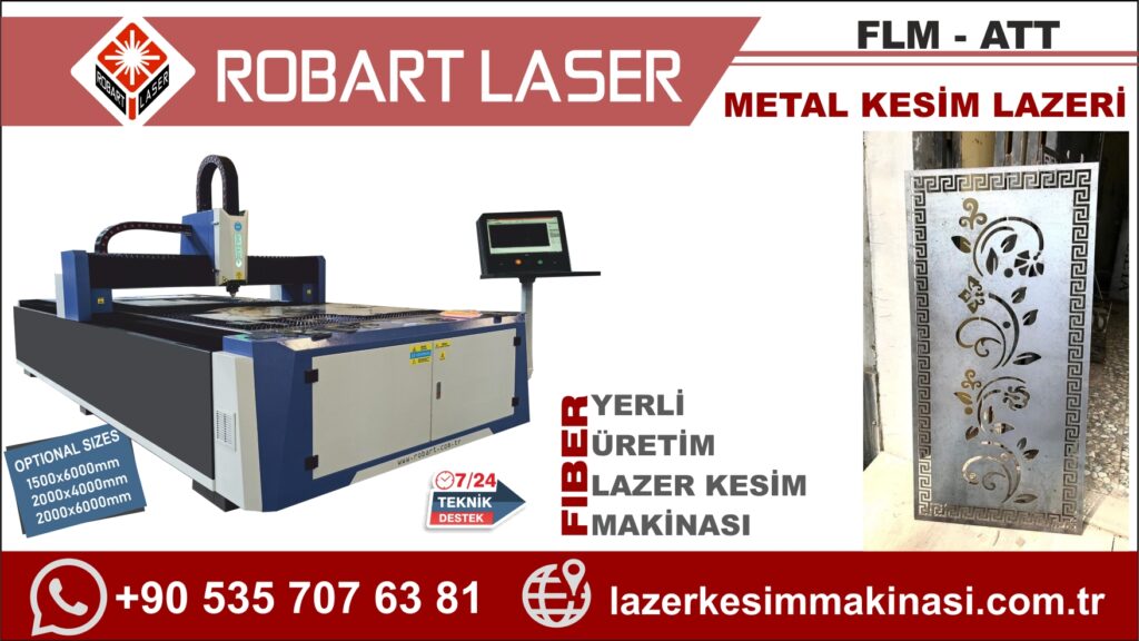 fiber Lazer Kesim Makinesi , Metal Lezer Kesim