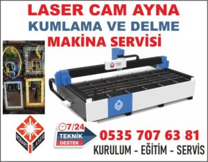 ayna kumlama lazeri cam kumlama lazeri lazer cam kesim lazer cam delik delme lazer ayna kumlama desen cizimi ayna cam lazer makina lazer eğitim lazer servis kurulum