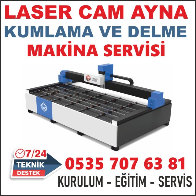 ayna kumlama lazeri cam kumlama lazeri lazer cam kesim lazer cam delik delme lazer ayna kumlama desen cizimi ayna cam lazer makina lazer eğitim lazer servis kurulum