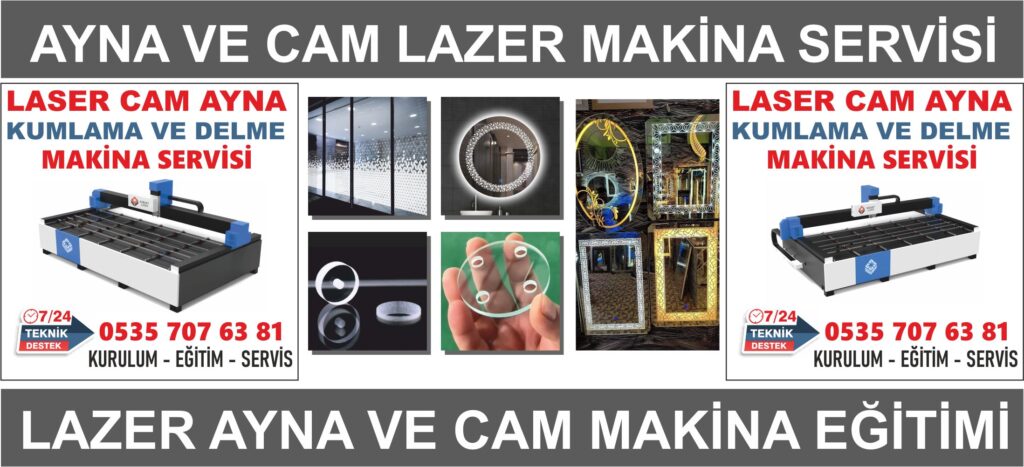 CAM AYNA KUMLAMA LAZERSİ SERVİSİ - AYNA KUMLAMA EĞİTİMİ CAM KUMALAMA DESENİ